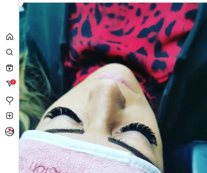 Eyelash extensions russian volume lashes with uv lash system