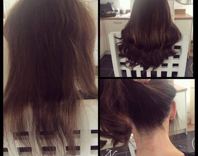 Mobile Hairdresser Based in London Northampton Bedfordshire - Hair Extension Fittings! Micro Tapes
